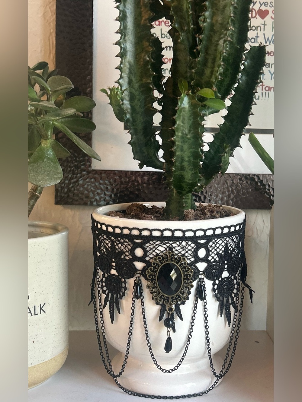 Victorian Black Lace Choker